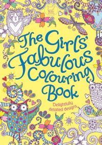 Book Cover for The Girls' Fabulous Colouring Book by Hannah Davies