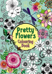 Book Cover for Pretty Flowers Colouring Book by Hannah Davies