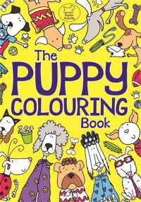 Book Cover for The Puppy Colouring Book by Kimberley Scott