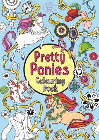 Book Cover for Pretty Ponies Colouring Book by Ann Kronheimer