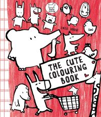 Book Cover for The Cute Colouring Book by Emile Jadoul