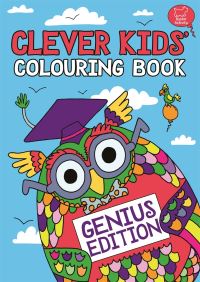 Book Cover for The Clever Kids' Colouring Book by Chris Dickason