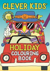 Book Cover for Clever Kids' Holiday Colouring Book by Chris Dickason