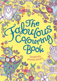 Book Cover for The Fabulous Colouring Book by Hannah Davies