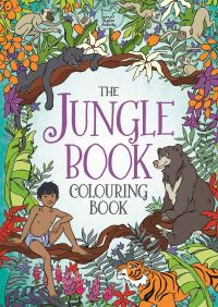 Book Cover for The Jungle Book Colouring Book by Ann Kronheimer
