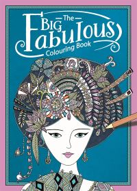 Book Cover for The Big Fabulous Colouring Book by Hannah Davies