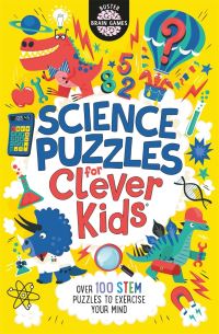Book Cover for Science Puzzles for Clever Kids by Gareth Moore, Chris Dickason, Damara Strong