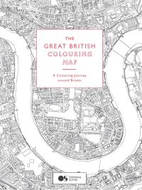 Book Cover for The Great British Colouring Map by Ordnance Survey