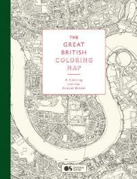 Book Cover for The Great British Coloring Map by Ordnance Survey