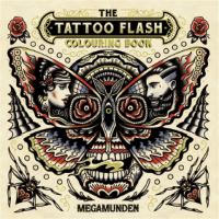 Book Cover for The Tattoo Flash Colouring Book by Megamunden