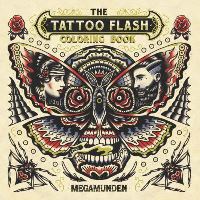 Book Cover for The Tattoo Flash Coloring Book by Megamunden