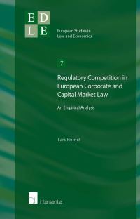 Book Cover for Regulatory Competition in European Corporate and Capital Market Law by Lars Hornuf