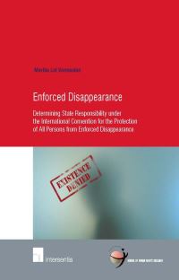 Book Cover for Enforced Disappearance by Marthe Lot Vermeulen, Albania, School of Human Rights Research