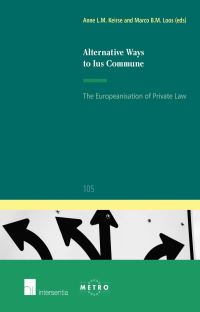 Book Cover for Alternative Ways to Ius Commune by Anne L M Keirse, Marco Loos