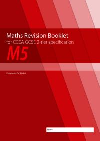 Book Cover for Maths Revision Booklet for CCEA GCSE 2-Tier Specification. M5 by Patrick McGurk