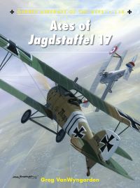 Book Cover for Aces of Jagdstaffel 17 by Greg VanWyngarden