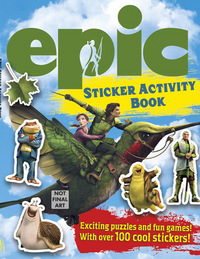 Book Cover for Epic Sticker Activity Book by Lisa Regan