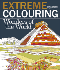 Book Cover for Extreme Colouring-Wonderful World by Beverley Lawson