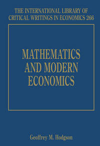 Book Cover for Mathematics and Modern Economics by Geoffrey M Hodgson