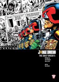 Book Cover for The Daily Dredds. Volume One 1981-1986 by John Wagner, Alan Grant, Richard Burton