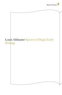Book Cover for The Spectre of Hegel by Louis Althusser