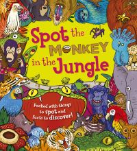 Book Cover for Spot the Monkey in the Jungle by Stella Maidment