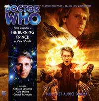 Book Cover for The Burning Prince by John Dorney, Peter Davison