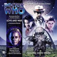 Book Cover for Love and War by Jacqueline Rayner, Sylvester McCoy, Sophie Aldred, Lisa Bowerman, Paul Cornell