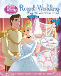 Book Cover for Disney Princess Royal Wedding Sticker Dress Up by Parragon Books Ltd