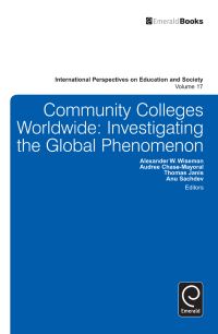 Book Cover for Community Colleges Worldwide by Alexander W Wiseman