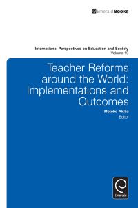 Book Cover for Teacher Reforms Around the World by Motoko Akiba