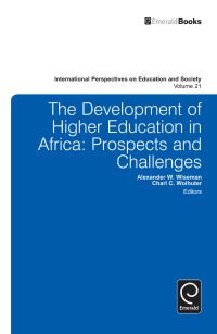 Book Cover for The Development of Higher Education in Africa by Alexander W Wiseman, C C Wolhuter