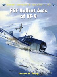 Book Cover for F6F Hellcat Aces of VF-9 by Edward M Young
