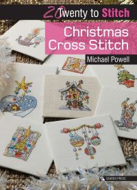 Book Cover for Christmas Cross Stitch by Michael Powell