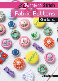 Book Cover for Fabric Buttons by Gina Barrett