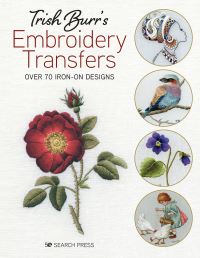 Book Cover for Trish Burr's Embroidery Transfers by Trish Burr
