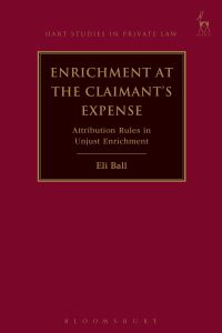 Book Cover for Enrichment at the Claimant's Expense by E B S Ball