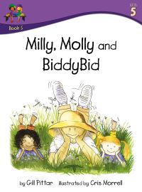 Book Cover for Milly, Molly and BiddyBid by Gill Pittar, MM House Publishing