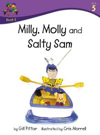 Book Cover for Milly, Molly and Salty Sam by Gill Pittar, MM House Publishing