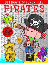 Book Cover for Pirates Ultimate Sticker File by Jona Oberski
