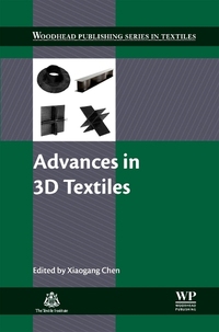 Book Cover for Advances in 3D Textiles by Xiaogang Chen