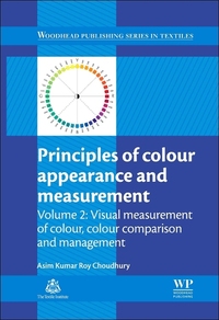 Book Cover for Principles of Colour and Appearance Measurement. Volume 2 Visual Measurement of Colour, Colour Comparison and Management by Asim Kumar Roy Choudhury