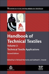 Book Cover for Handbook of Technical Textiles. Volume 2 Technical Textile Applications by England Textile Institute Manchester