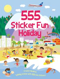 Book Cover for 555 Sticker Fun Holiday by Mike Byrne