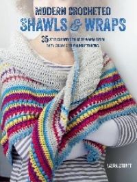 Book Cover for Modern Crocheted Shawls & Wraps by Laura Strutt