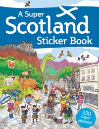 Book Cover for A Super Scotland Sticker Book by Susana Gurrea