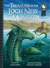 Book Cover for The Treasure of the Loch Ness Monster by Lari Don