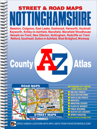Book Cover for Nottinghamshire A-Z County Atlas by AZ maps