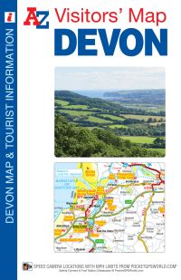 Book Cover for Devon A-Z Visitors' Map by AZ Maps