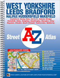 Book Cover for West Yorkshire A-Z Street Atlas by AZ maps